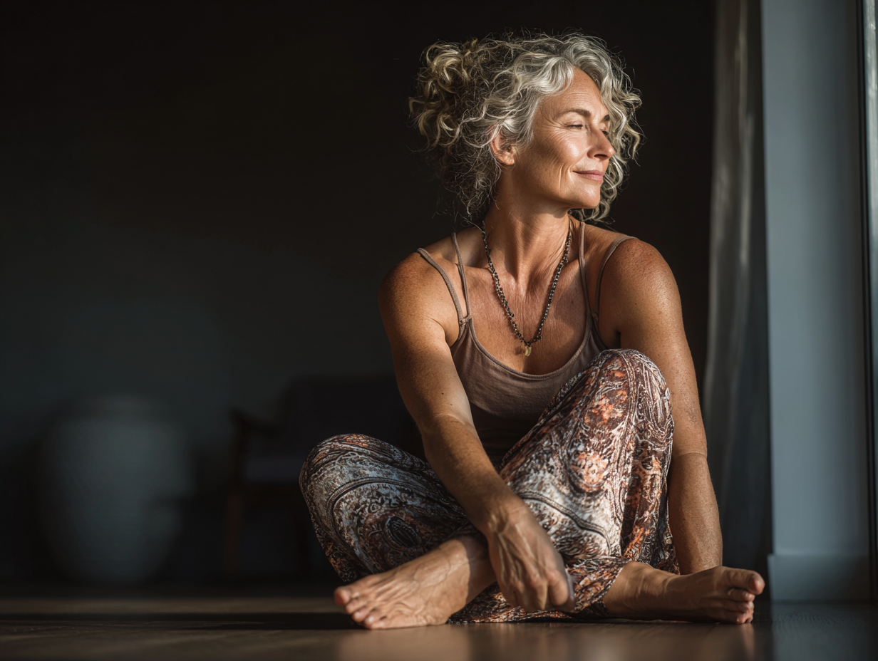 Засновниця студії проводить заняття з групою старших учасників