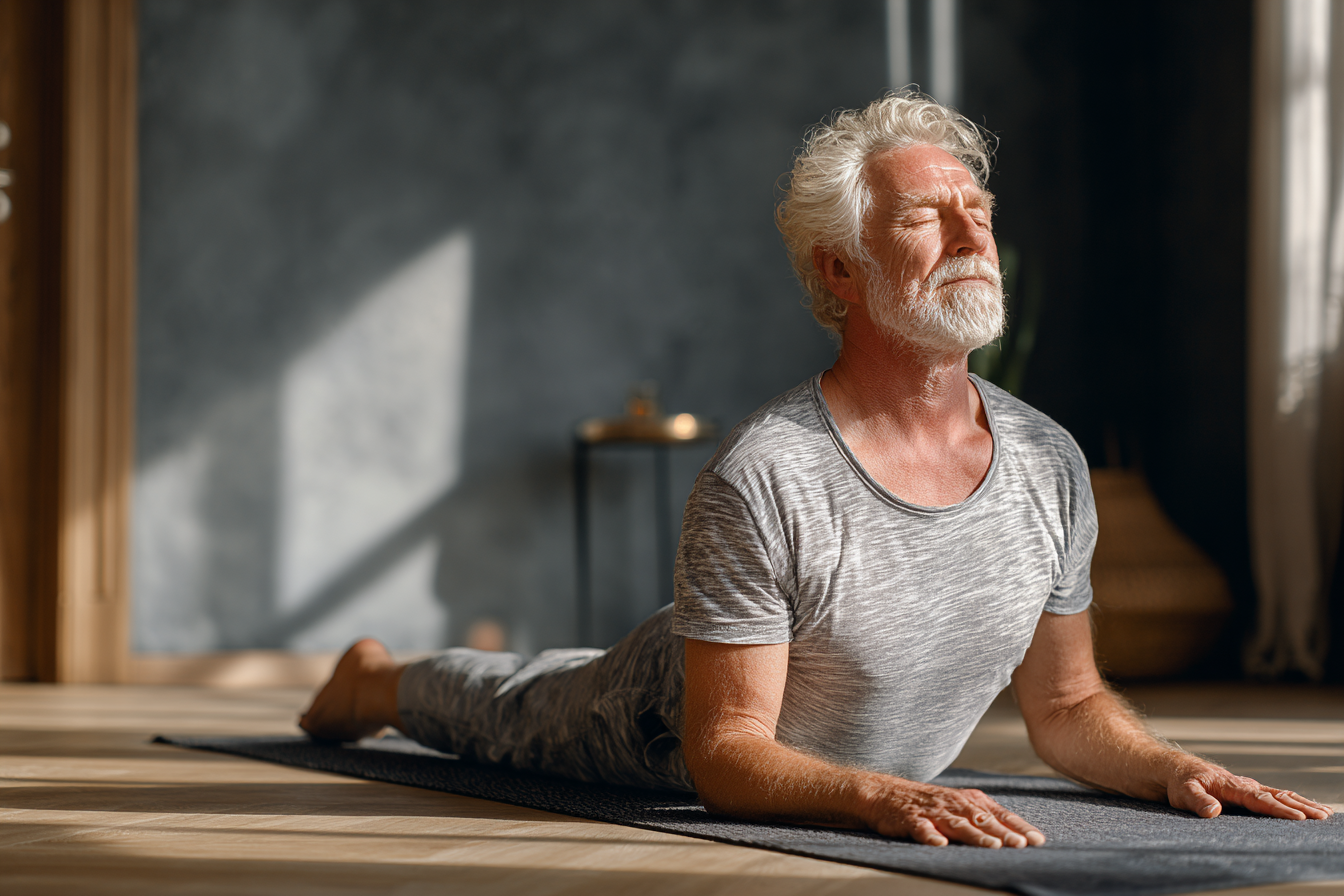 Інструктор індивідуально працює з учасником, показуючи правильну позу